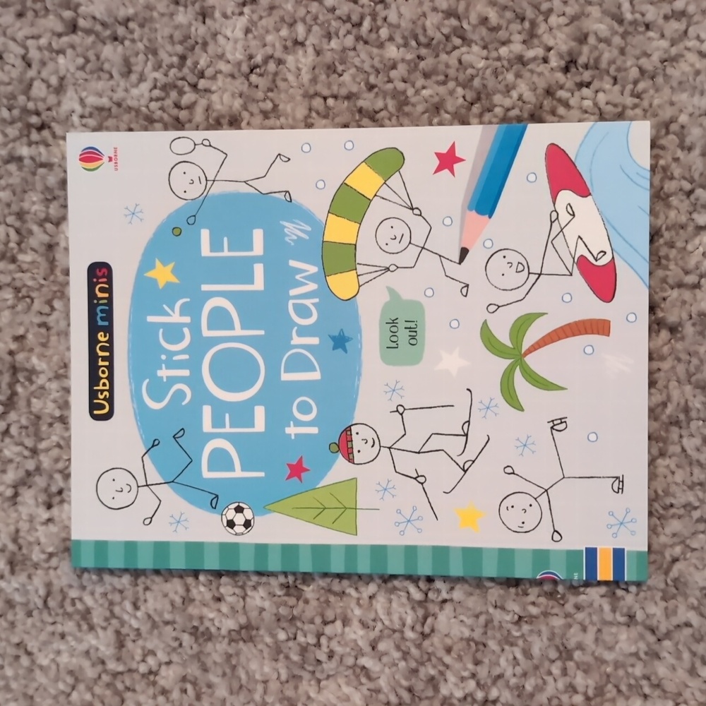 Usborne Minis How To Draw Stick People And Animals - Picture 2 of 5